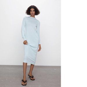 Zara Blue Dress Size M/L